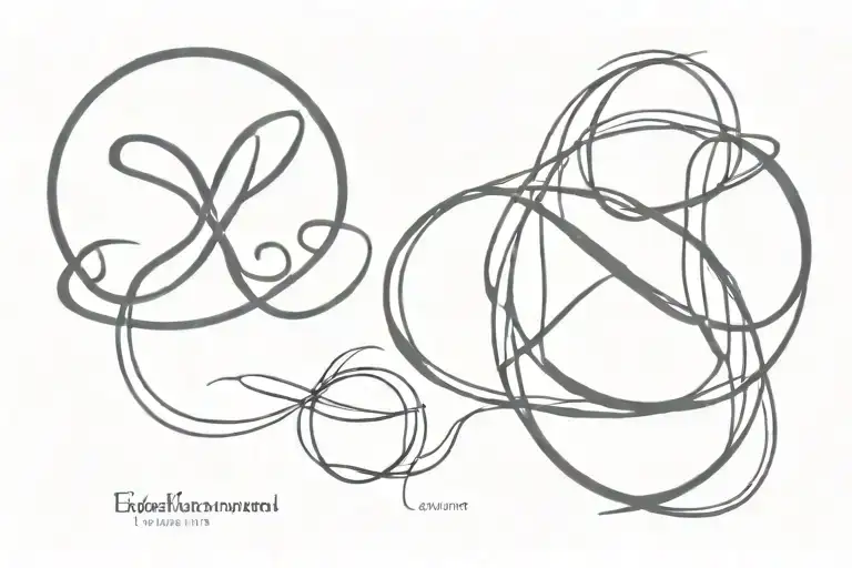 Roman Numeral 8 And Infinity Sign Intertwined