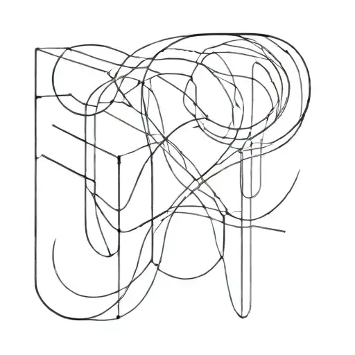 Abstract Only Using Letters E M S