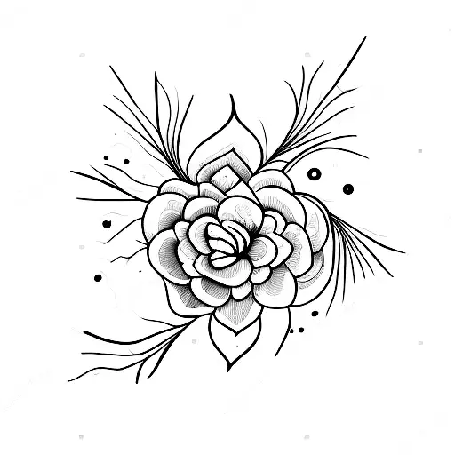 One Paintbrush Different Line Thicknesses