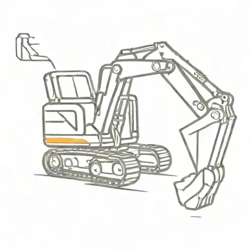 Excavator Cartoon