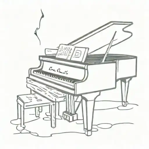 An Underground Broken Piano With Graffiti On It Symbolizing Exploration