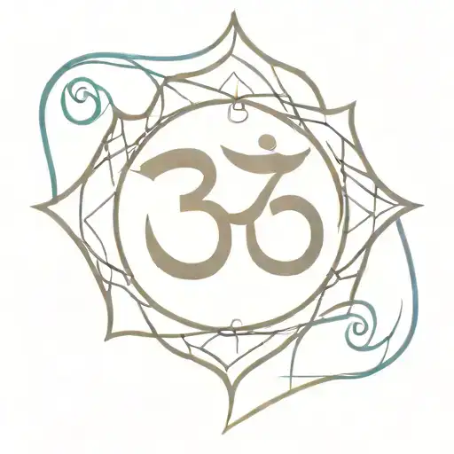 Symbol Om Symbol Surrounded