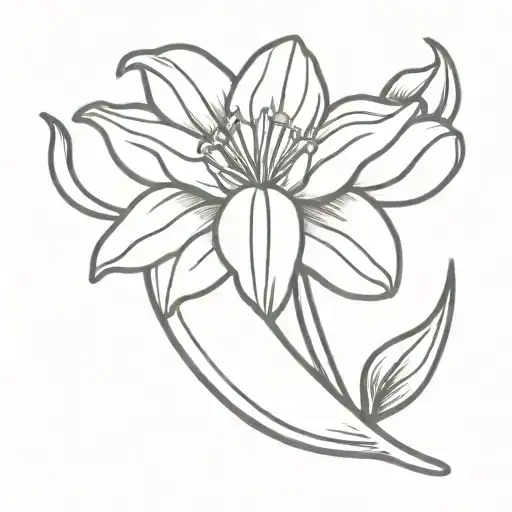 Cute Cartoon Daffodil Holding A Banana