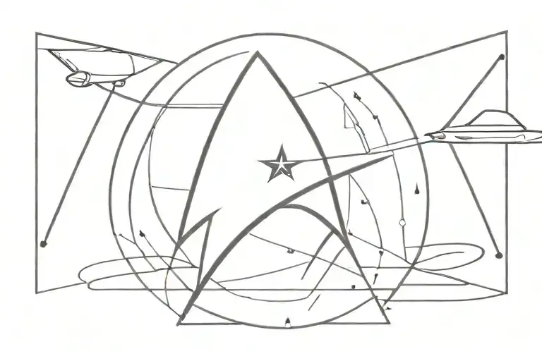 Star Trek Tattoo Design