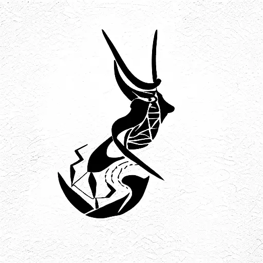 Zodiac Sign Embodied With Capricorn Zodiac Sign