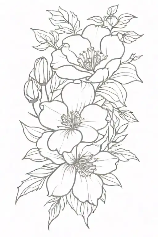 Birth Flower Bouquet April And October Birth Flower