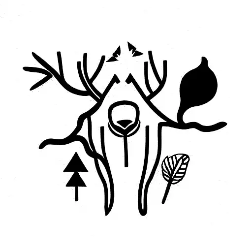 Minimalist Tatoo That Express Love For Nature And All Wild Things