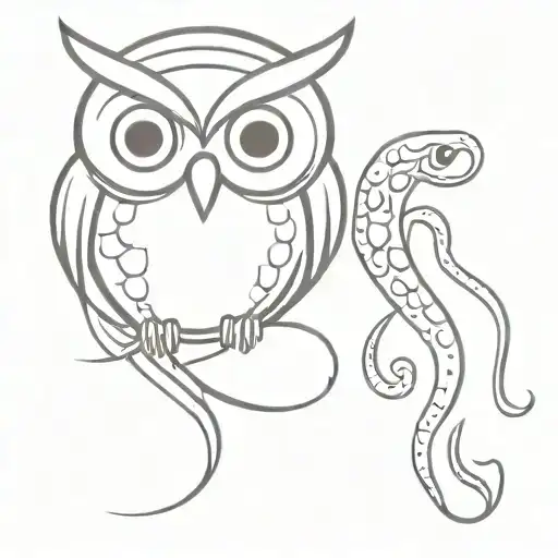 Owl And Octopus