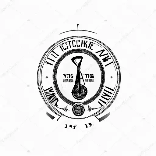 A Vintage Motorbike With Roman Numerals For The Year 1964