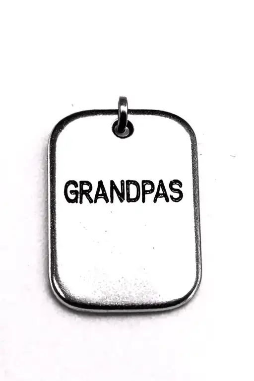Grandpas Dog Tags For Teen