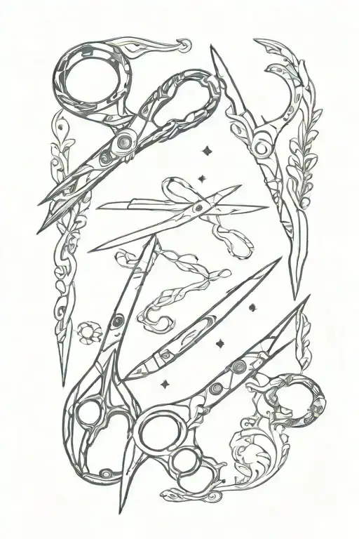 Two Pair Of Scissors