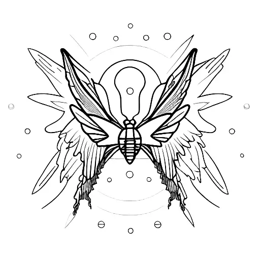 Angelic Moth And Sad Eyes