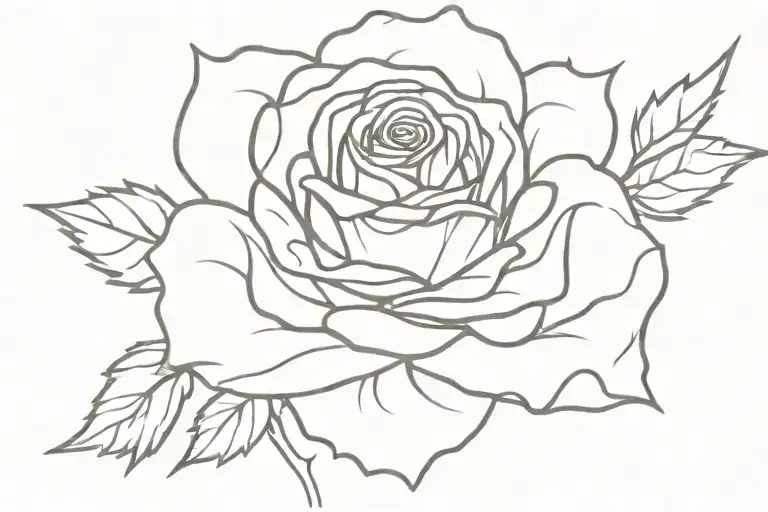 Thorns Surrounding A Rose