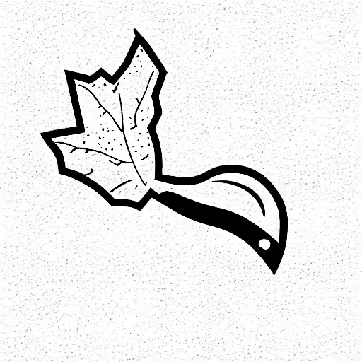 Texas Long Horn Logo Dissolving Into Maple Leafs