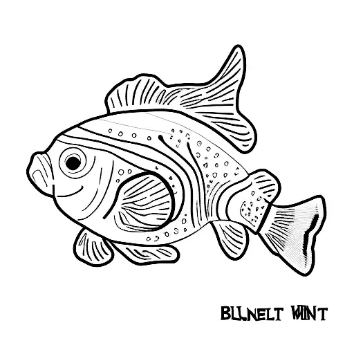 Clown Fish With The Name Hunter