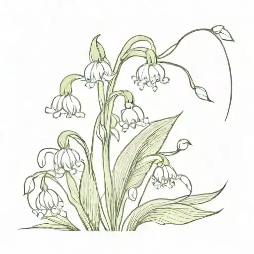 Lily Of The Valley Falling Bells