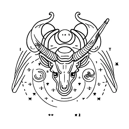 Capricorn Zodiac Sign On Saturn