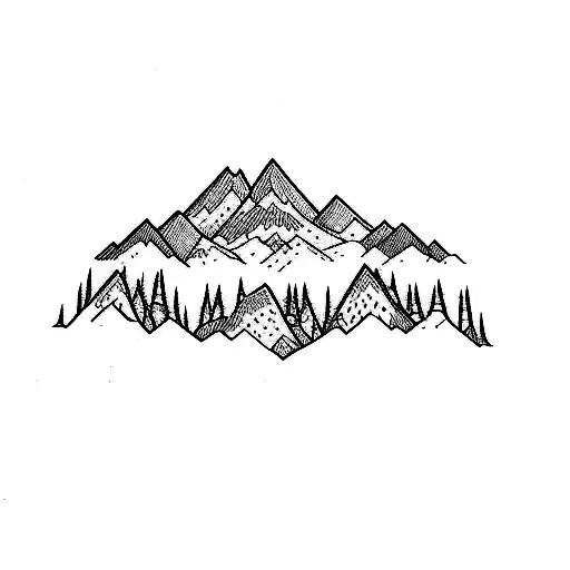 A Mountain With Mountains In The Background