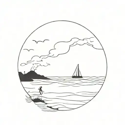 Feeling Small While Standing Beside The Ocean