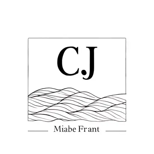 Name Cj Made From Waves With Sunset