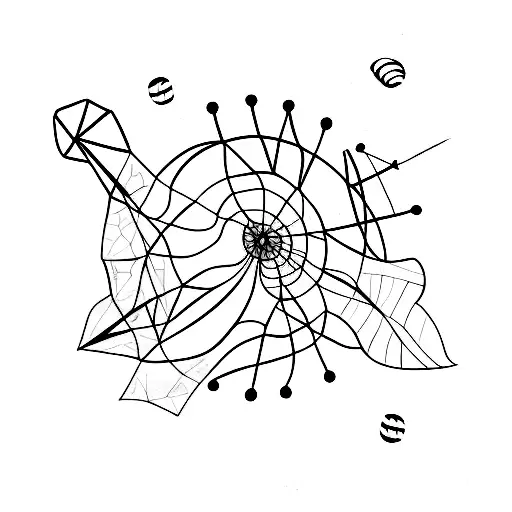 Black Small Birds Going Around Forearm