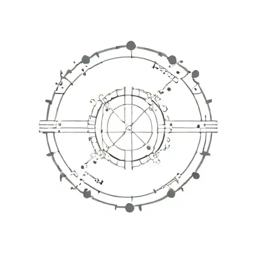 Morse Code Circle Shape