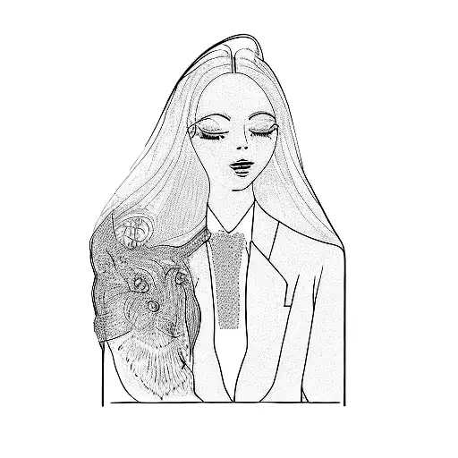 A Woman In A Black Suit