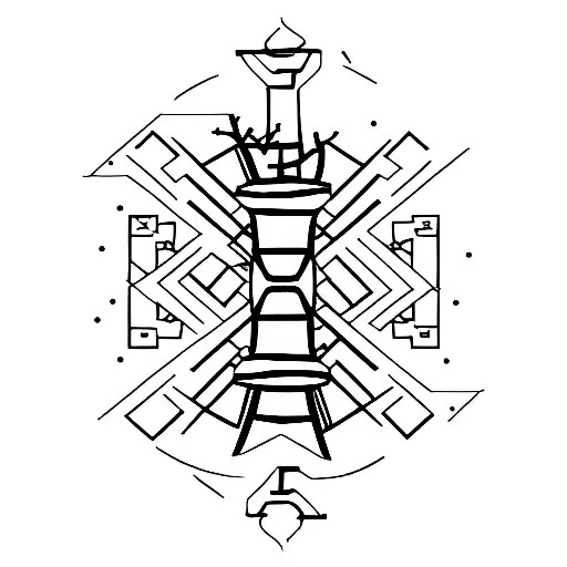 Tree Branch With Chemicals