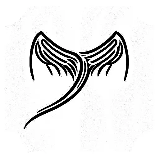 Number 21 With Angel Wings