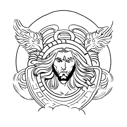 Icarus Uprising With Some Of Hercules Killing Medusa