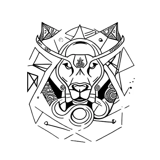 Leo Zodiac Tattoo Armband