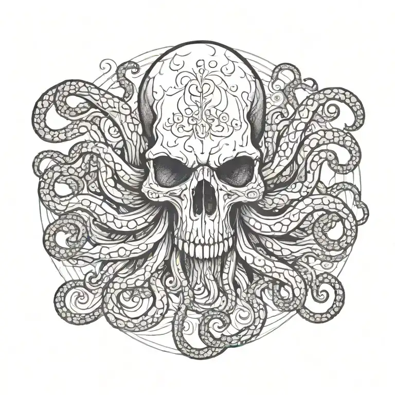 Skull An Octopus