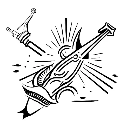 Anchor With Swordfish