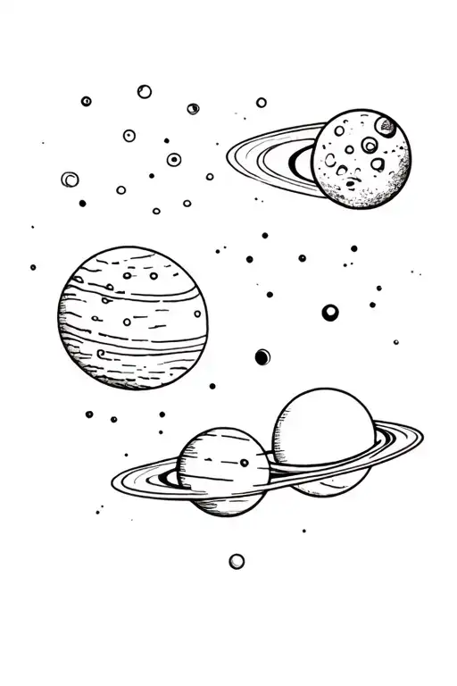 Different Objects Like Planets
