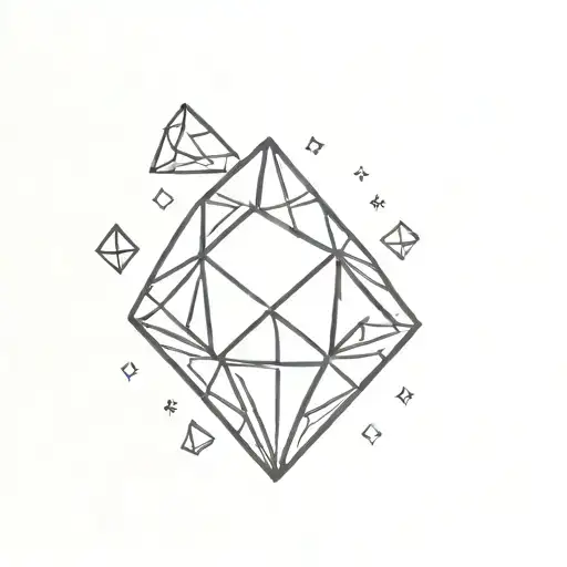 Cute Diamond Outline