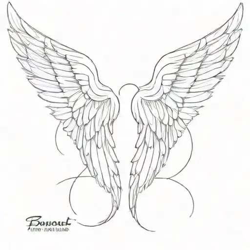 Tattoo Idea With The Word Burnout Angel Wings