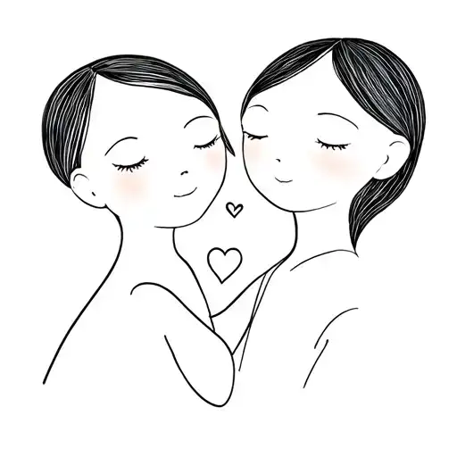 Mom And Toddler Girl