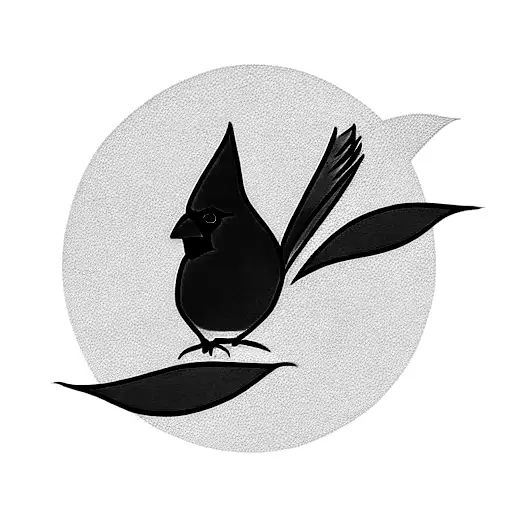 Simple Cardinal Bird