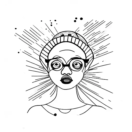 Black Girl With Blue Camera