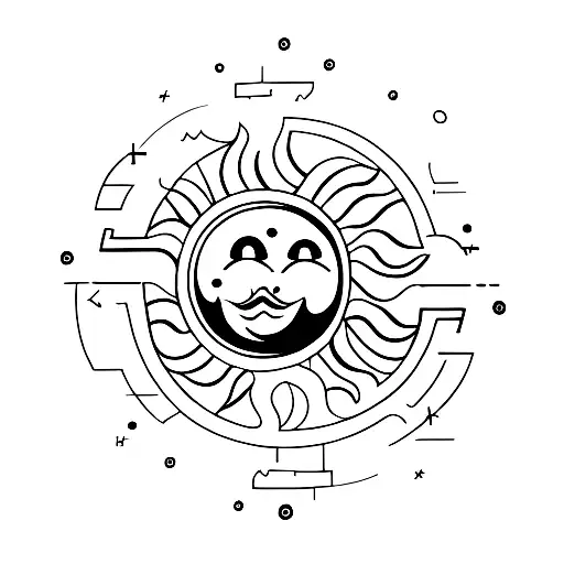 A Sun And Ocean Waves Forming The Silhouette Of A Marketing Professional