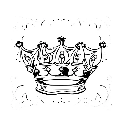 King's Crown With A Quote