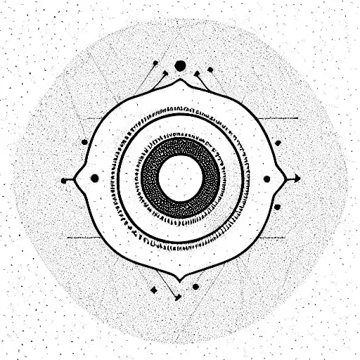 Technology Circular Structure Abstract