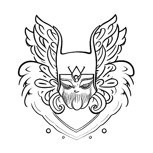 555 Inbetween Angel Wings With A Halo On Top