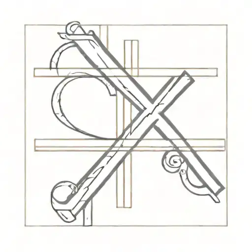 The Word Trust In Which The T Forms A Cross Made