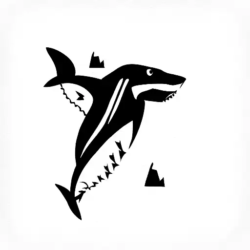 Shark With Some Chinese Elements