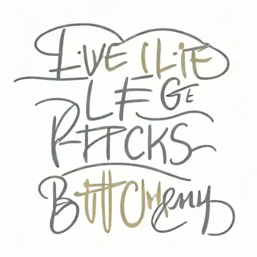 Live Life Fuck Bitchs Get Money