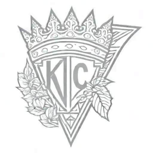 Kansas City Arrowhead And Crown