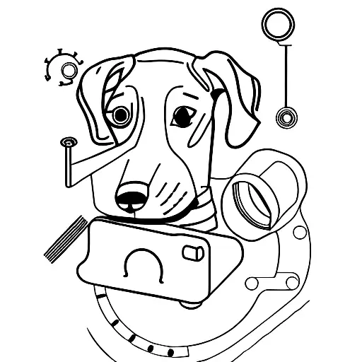 Sausage Dog With Mechanical Spring Body