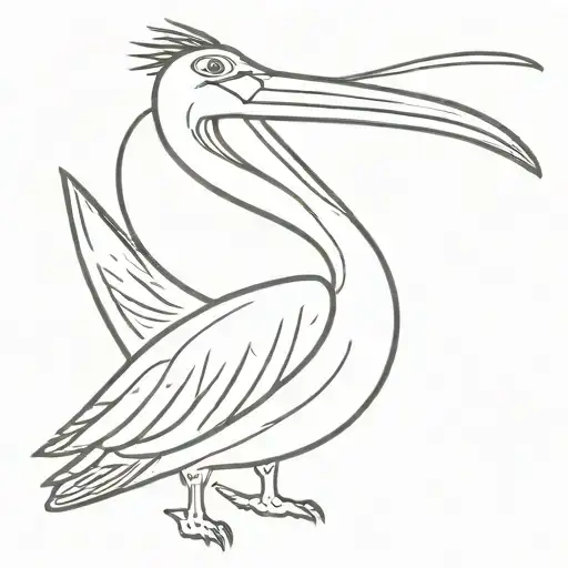 Pelican Piercing His Chest To Feed Youngs As A Symbol For Christ