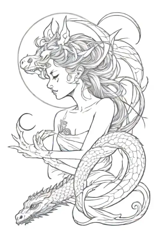 Moon Girl And Dragon